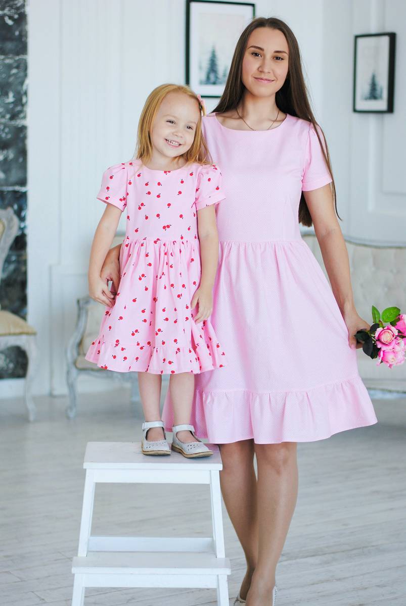 Платья «Полина» для мамы и дочки